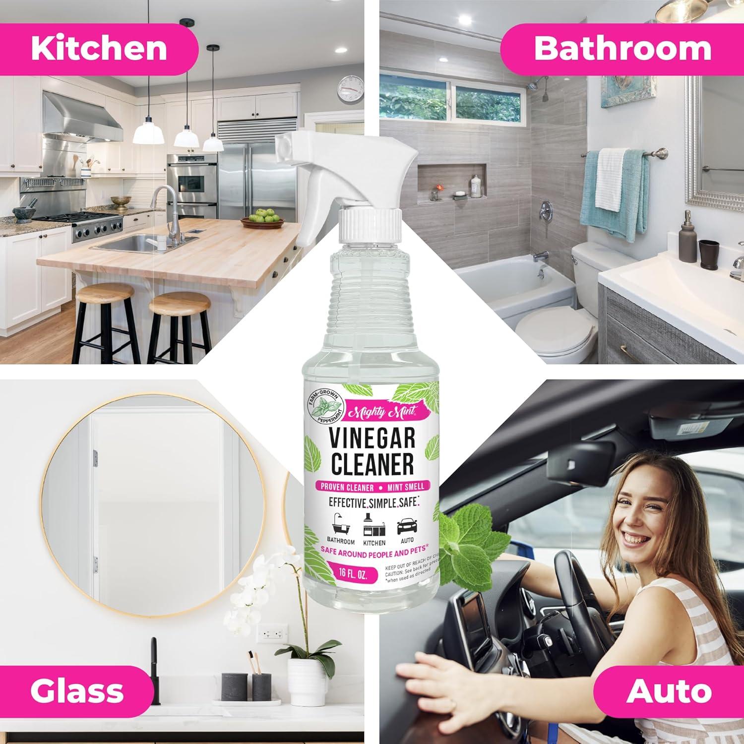 Limpiador Multiusos de Vinagre Mighty Mint 454g - Aroma a Menta