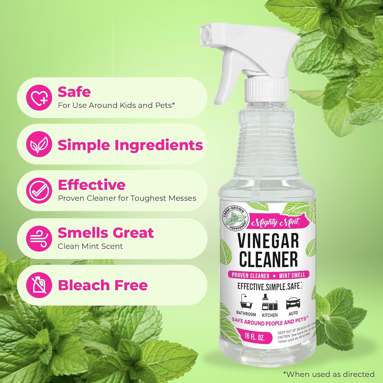 Limpiador Multiusos de Vinagre Mighty Mint 454g - Aroma a Menta