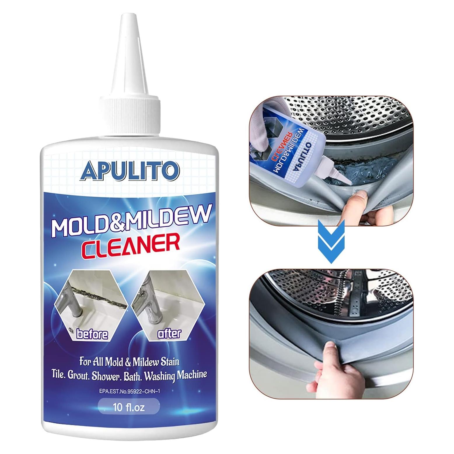 Limpiador de Manchas Gel APULITO 10oz para Ducha y Azulejos