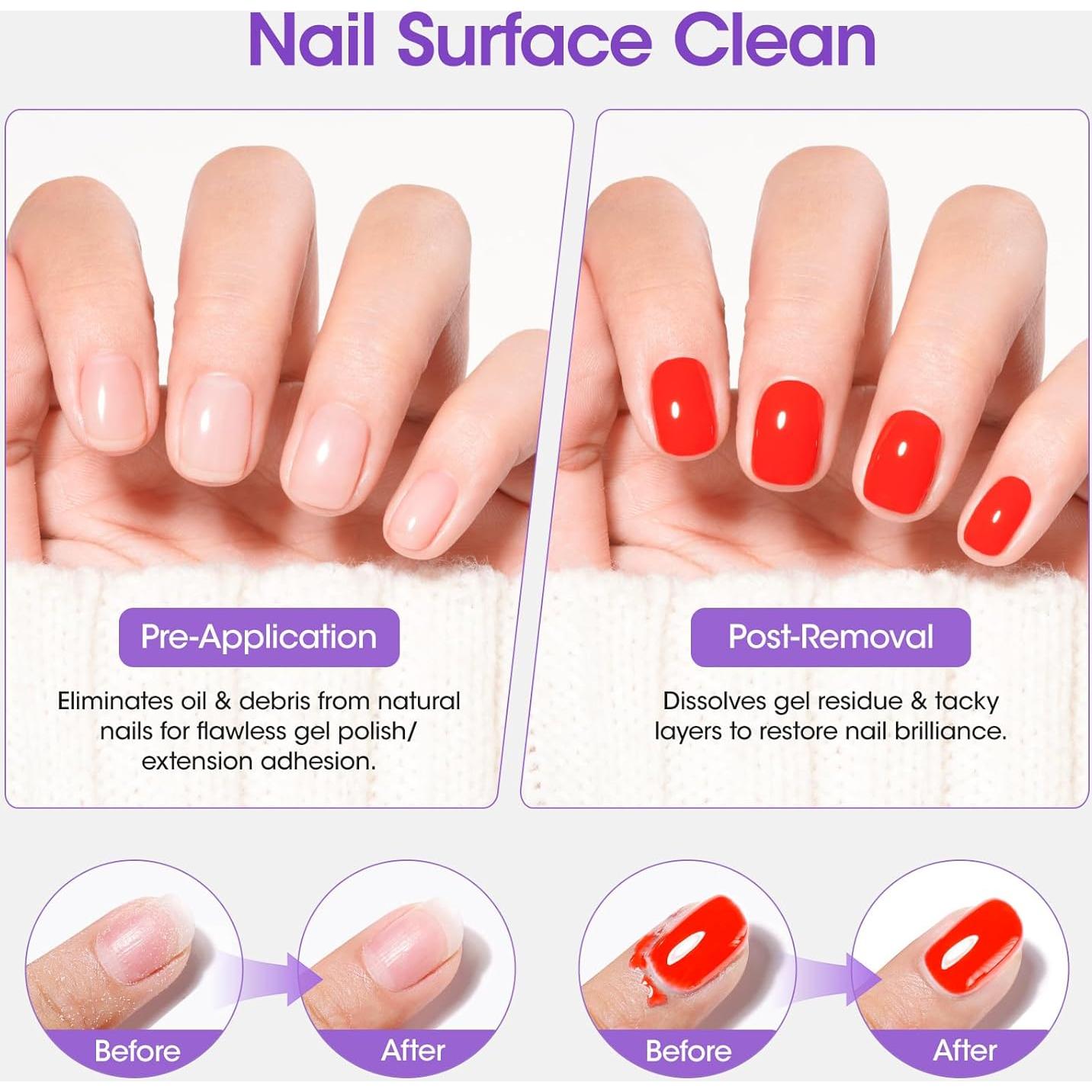 Limpiador de Uñas Gellen 473ml con Bomba - Multiusos