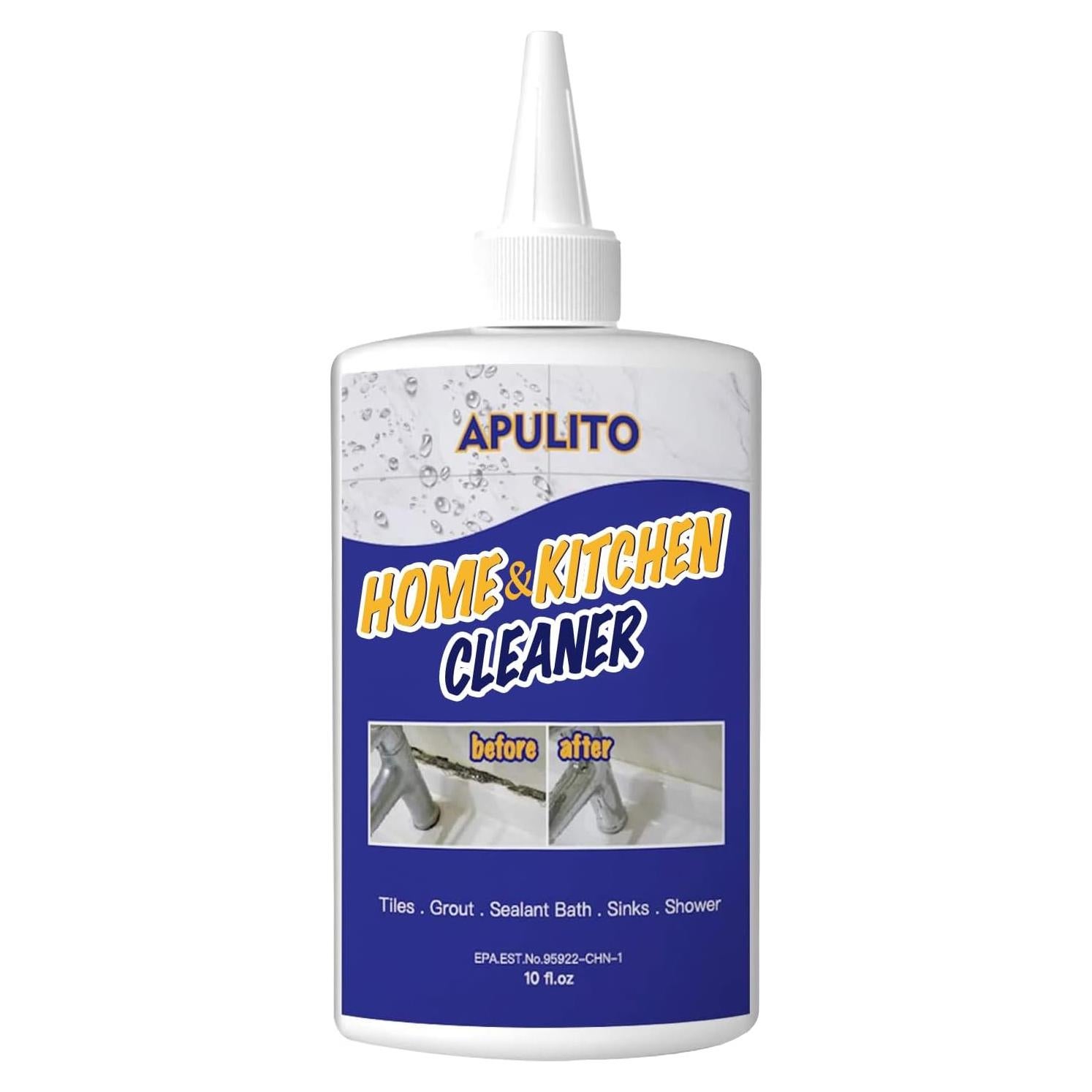 Gel Limpiador Negro para Manchas de Azulejos y Lechada Apulito