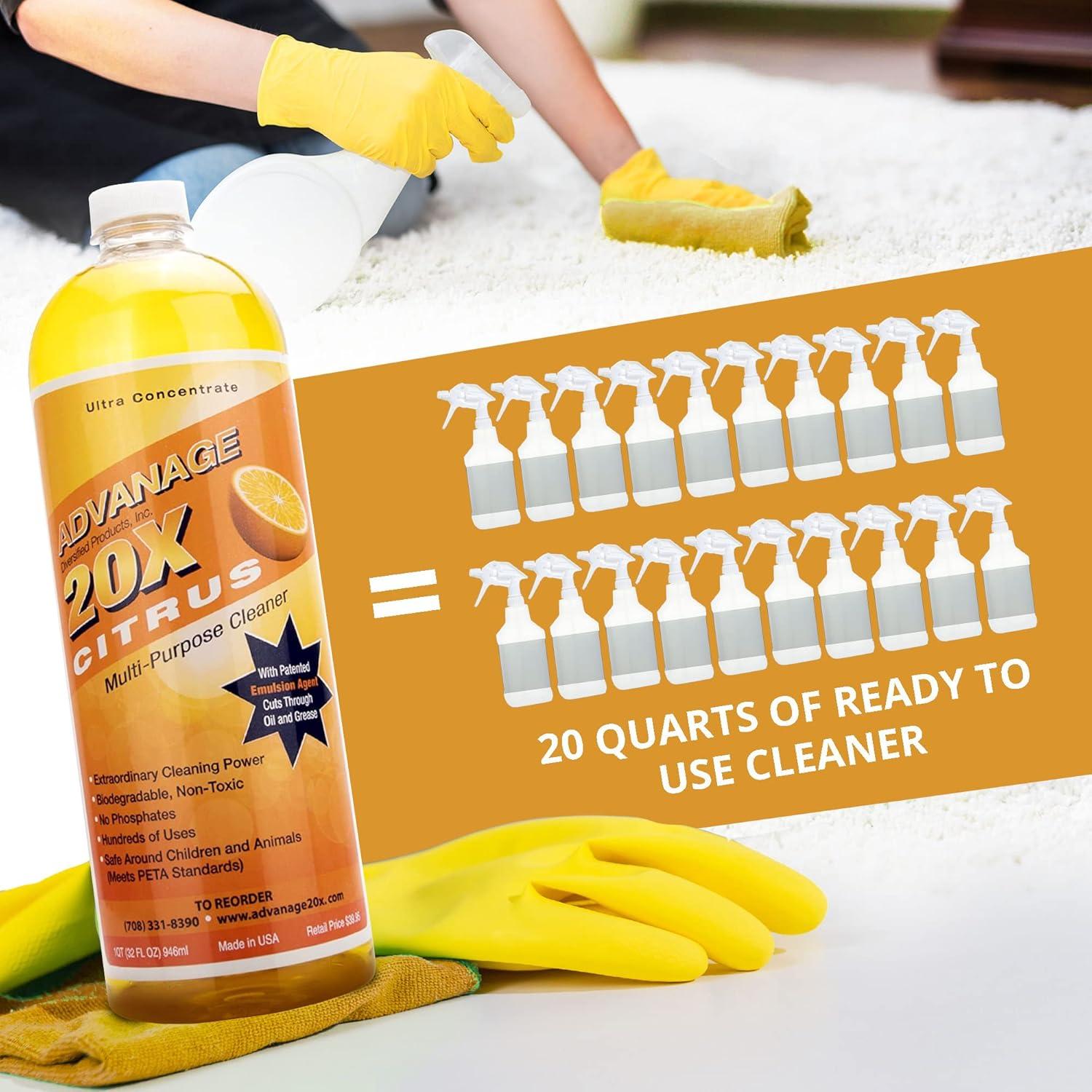 Limpiador Multiusos Concentrado Advanage 20X Cítrico 0.95L