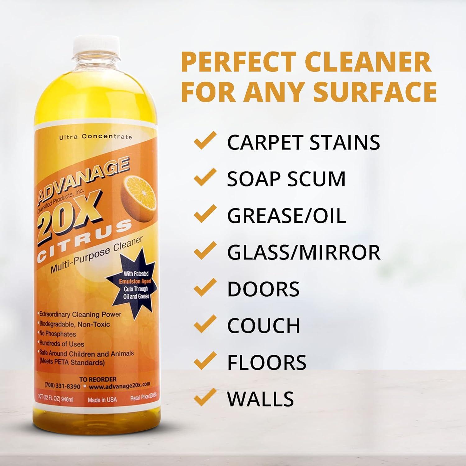 Limpiador Multiusos Concentrado Advanage 20X Cítrico 0.95L