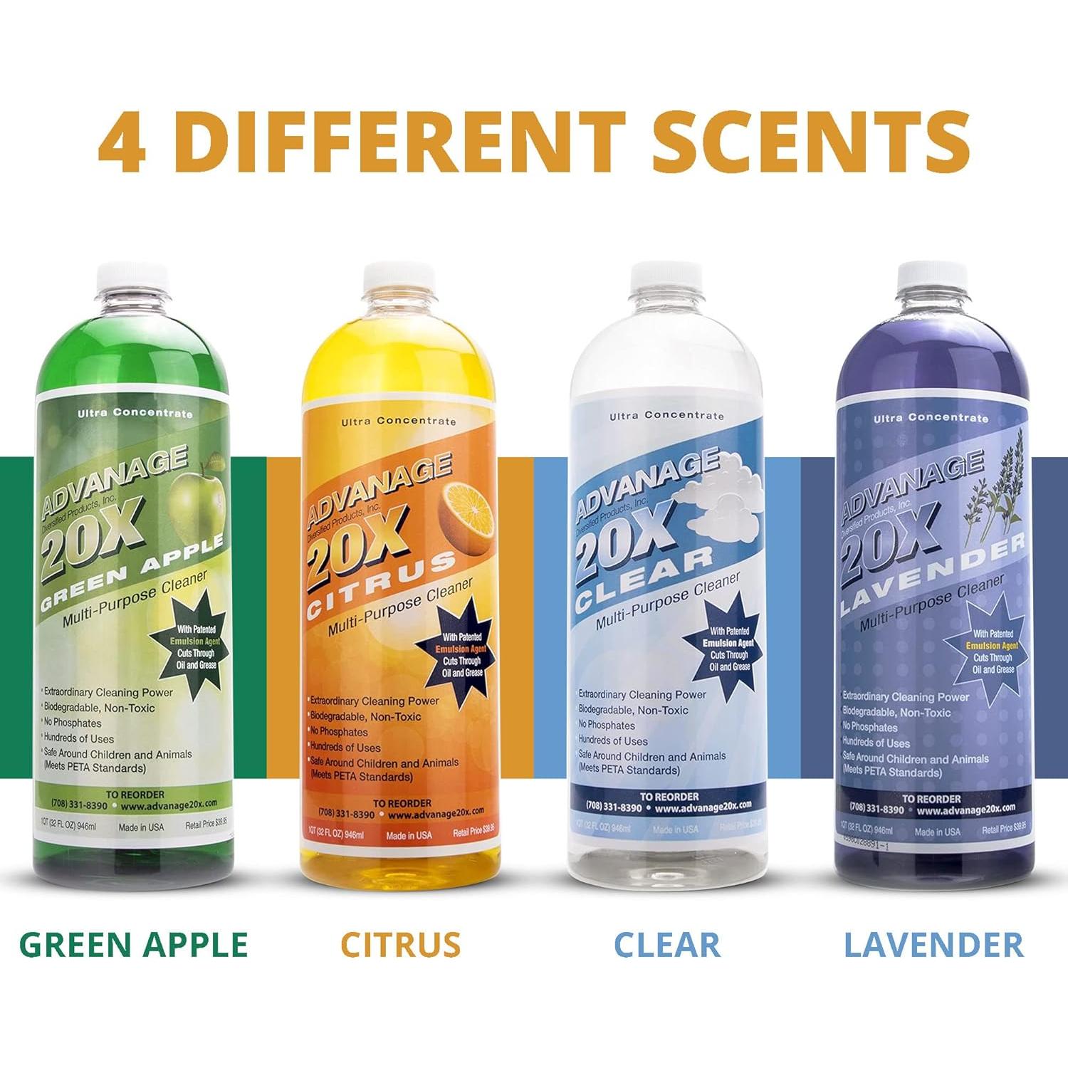 Limpiador Multiusos Concentrado Advanage 20X Cítrico 0.95L