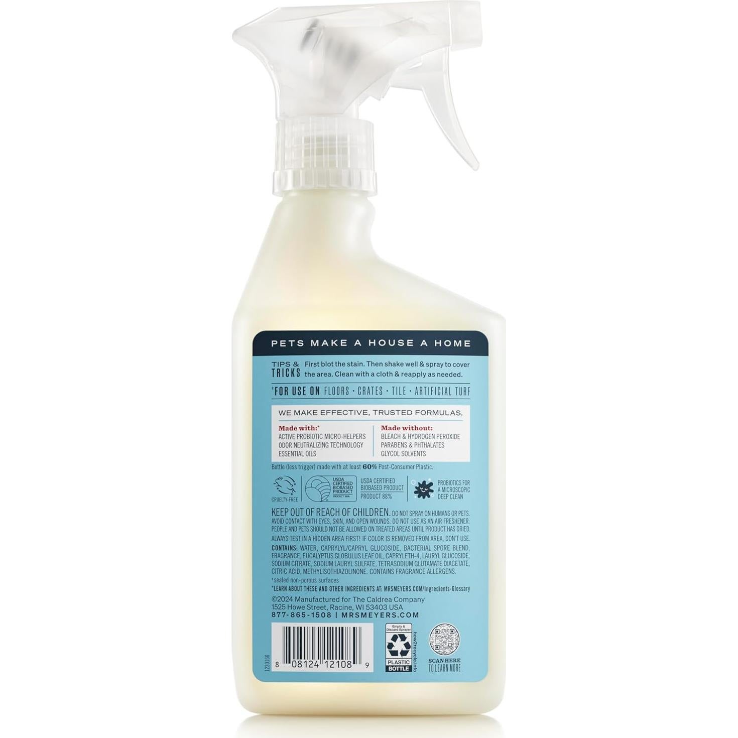 Limpiador Multi-Superficie para Mascotas Mrs. Meyer's 453g Coco