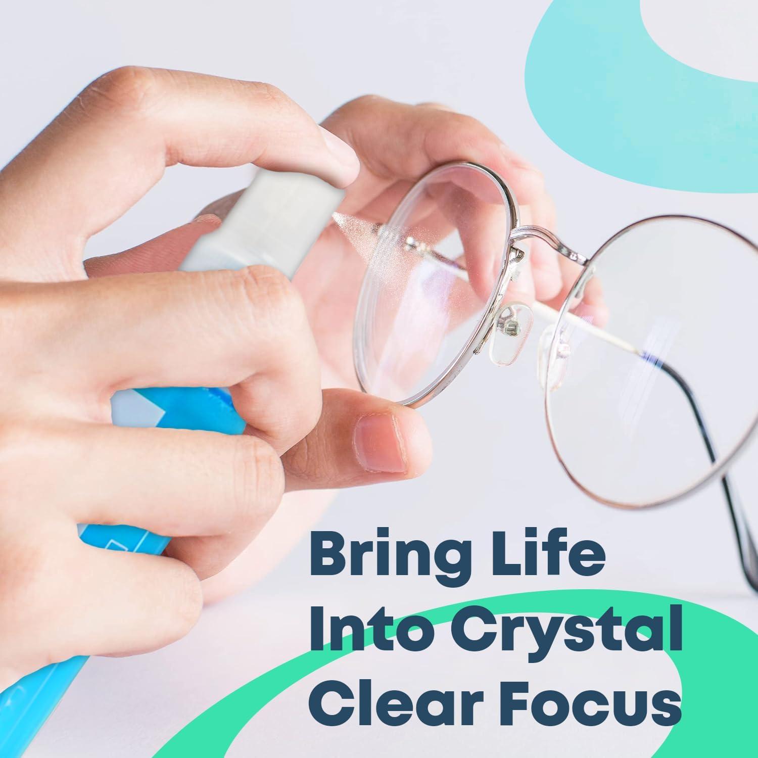 Kit de Limpieza de Lentes OPTIPAK - 2 Spray 60ml + 5 Toallitas