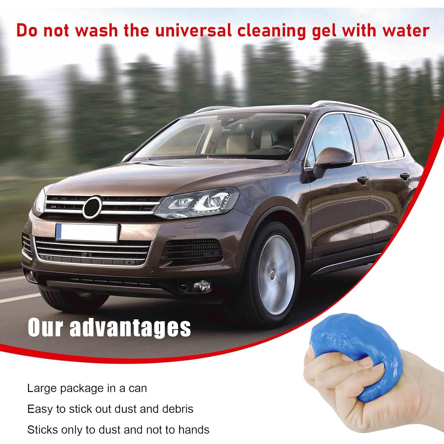 Kit de Gel de Limpieza para Autos Sylvil 4 PCS Azul