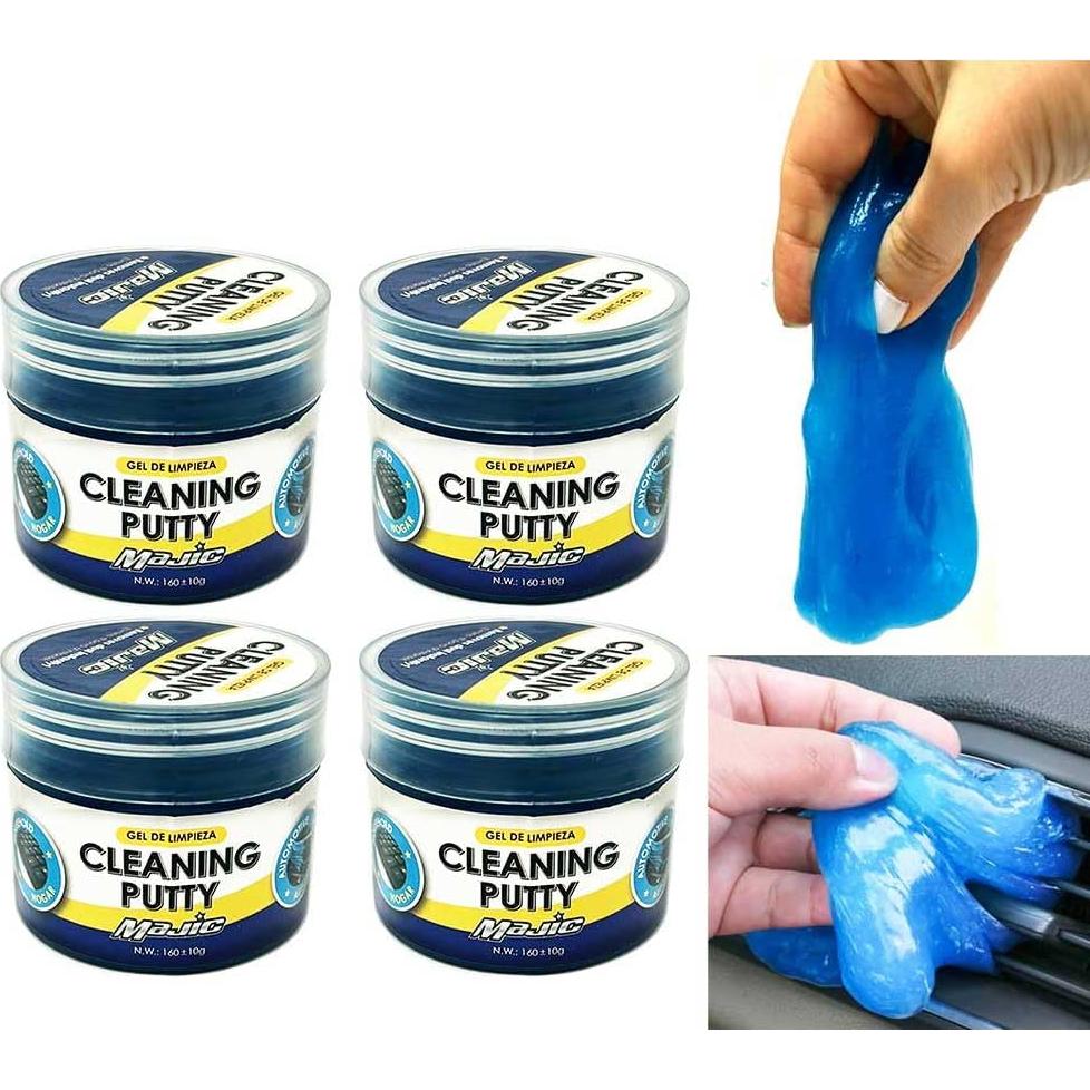 Gel de Limpieza Reutilizable Genérico 4 Pk 448g Multiusos