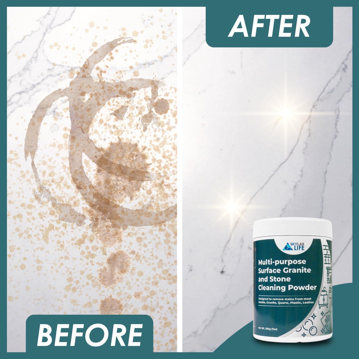 Polvo Limpiador Multiusos Skylarlife 200g para Superficies de Piedra