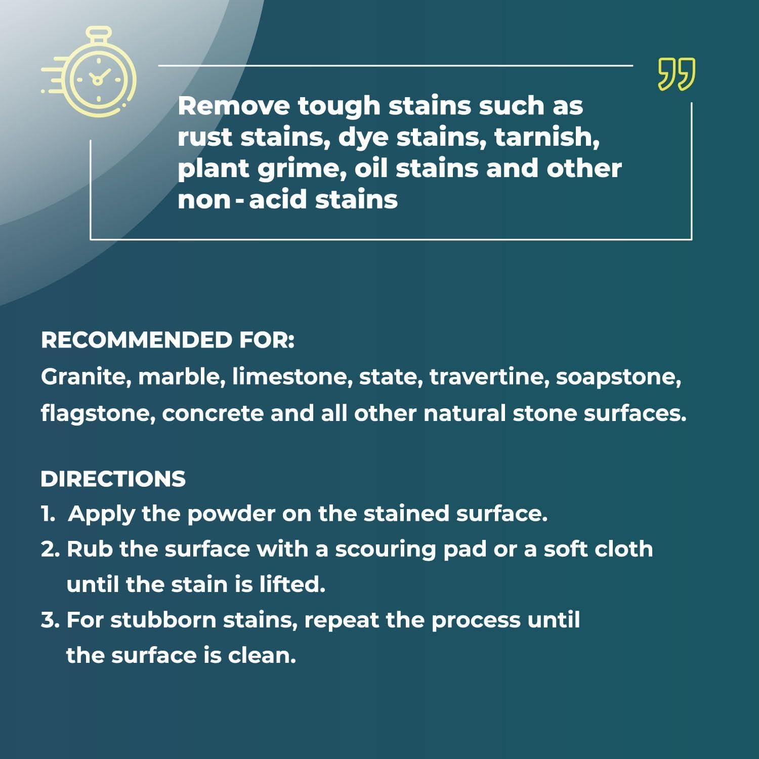 Polvo Limpiador Multiusos Skylarlife 200g para Superficies de Piedra