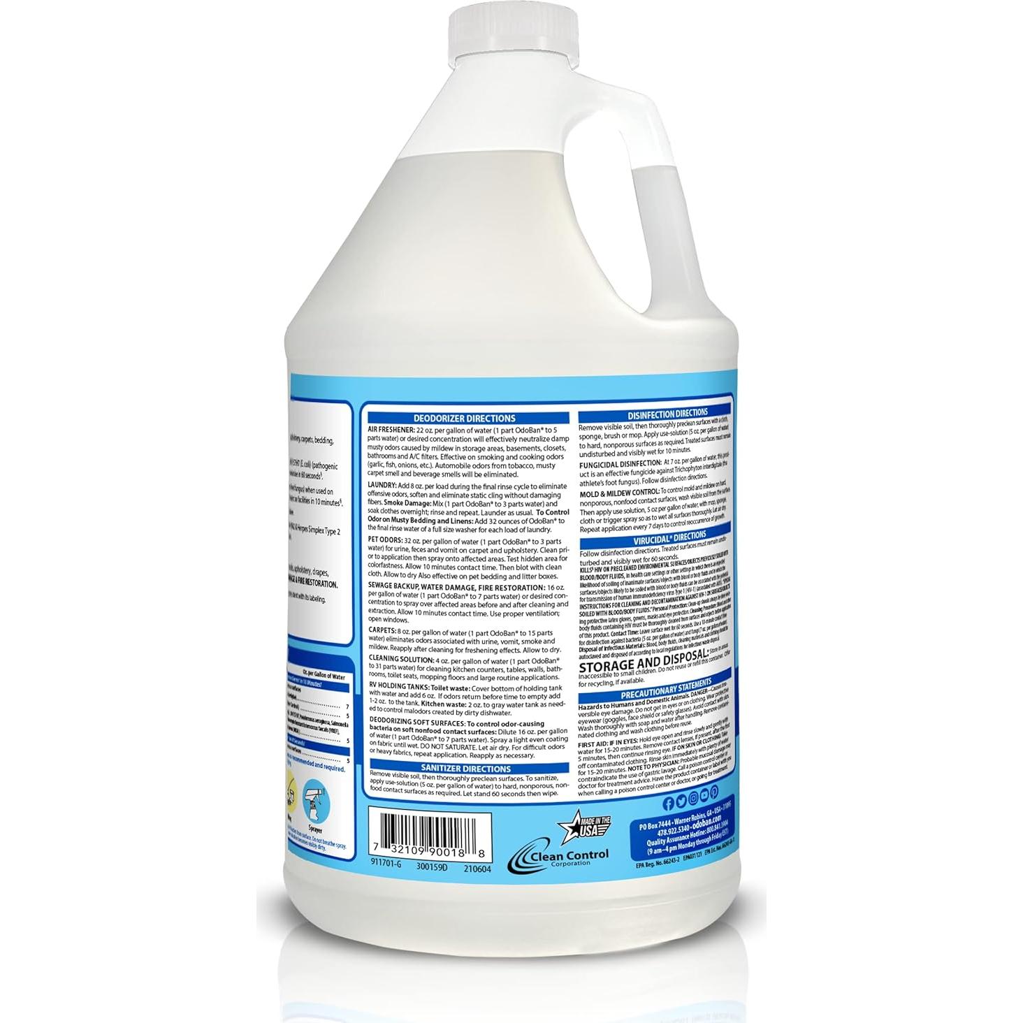 OdoBan Desinfectante Concentrado 3.9 kg Aroma Ropa Fresca