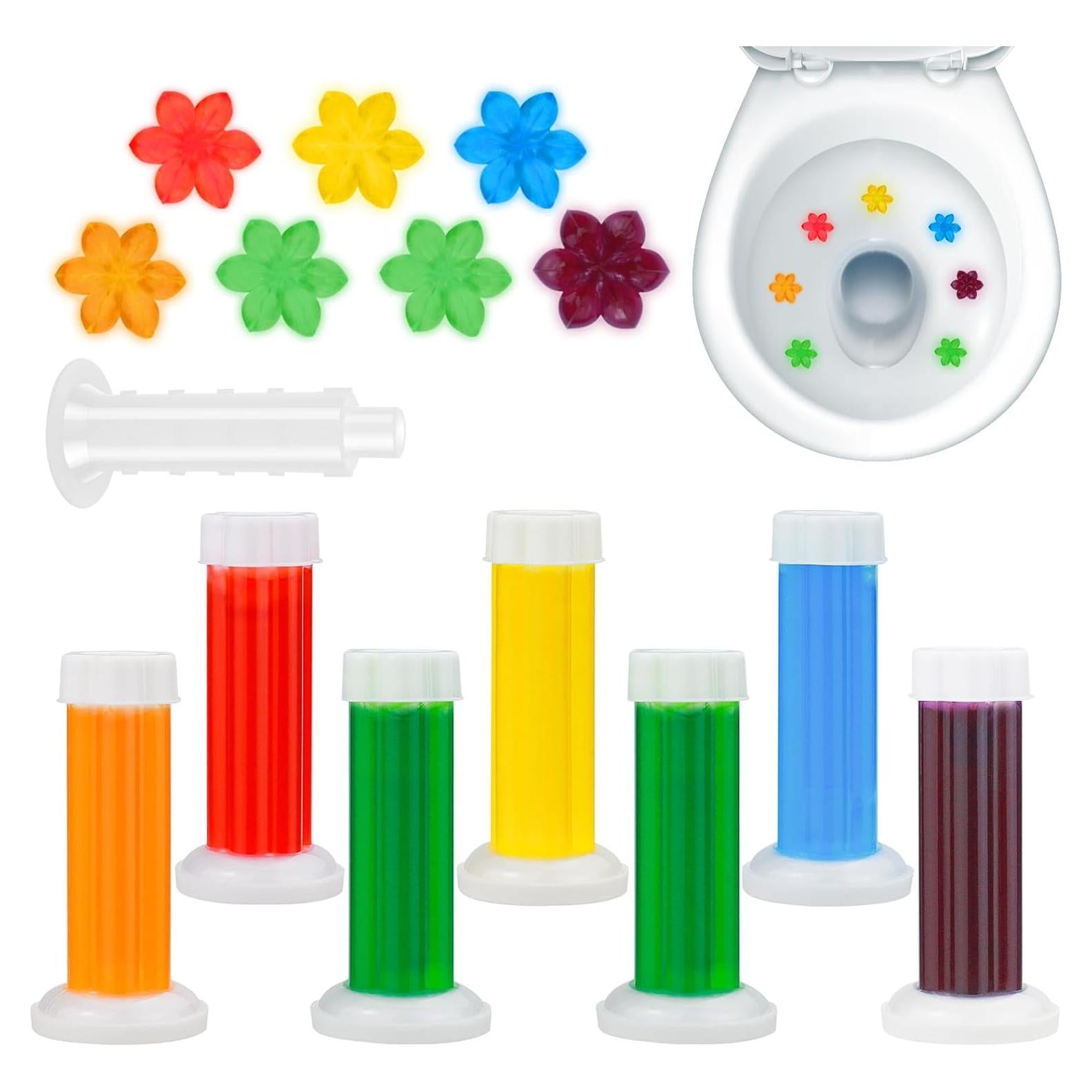 Gel de Inodoro 84 Flores | Limpiador y Ambientador 7 Fragancias