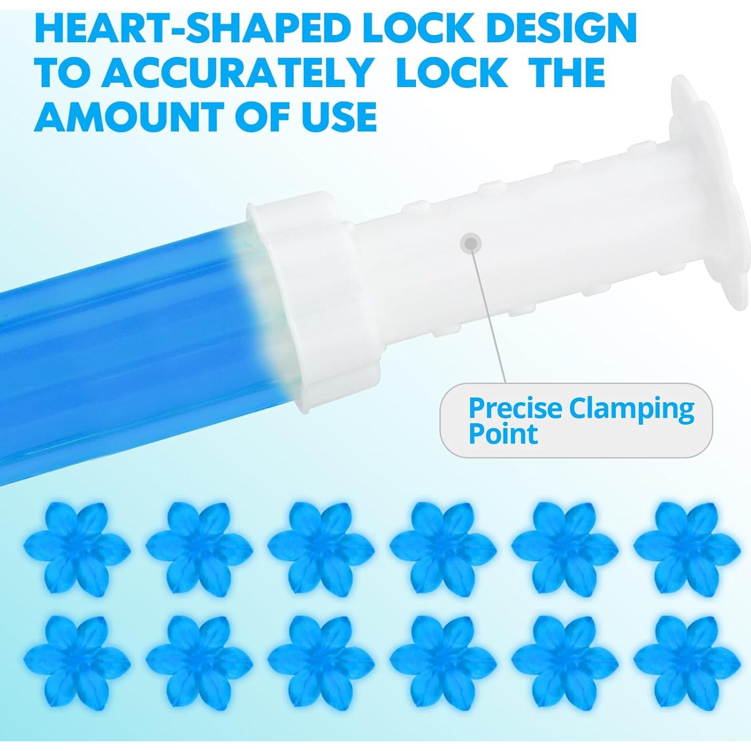 Gel de Inodoro 84 Flores | Limpiador y Ambientador 7 Fragancias