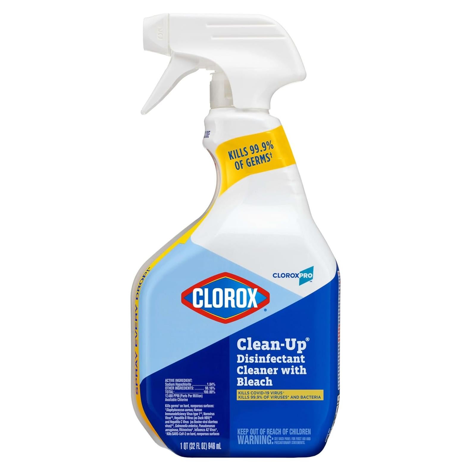 CloroxPro Limpiador Desinfectante con Lejía Spray 946ml
