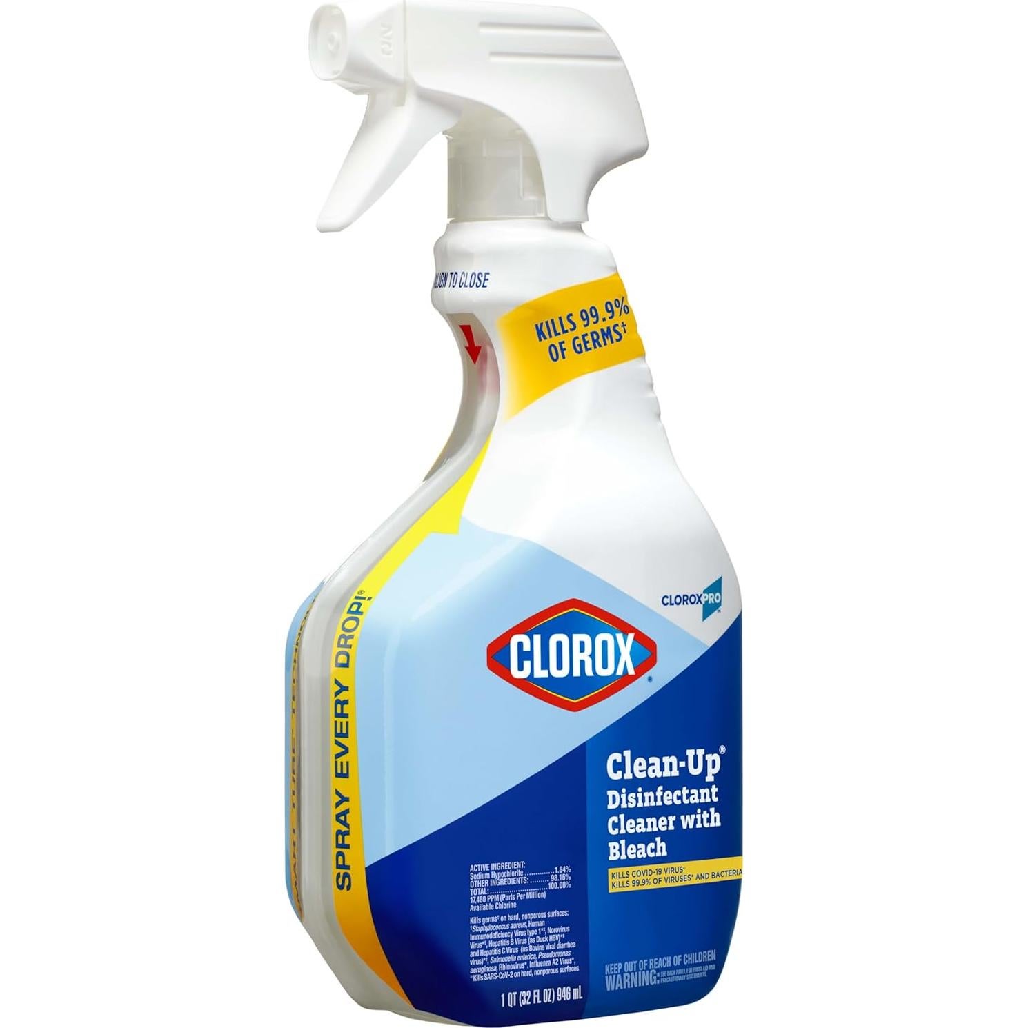 CloroxPro Limpiador Desinfectante con Lejía Spray 946ml
