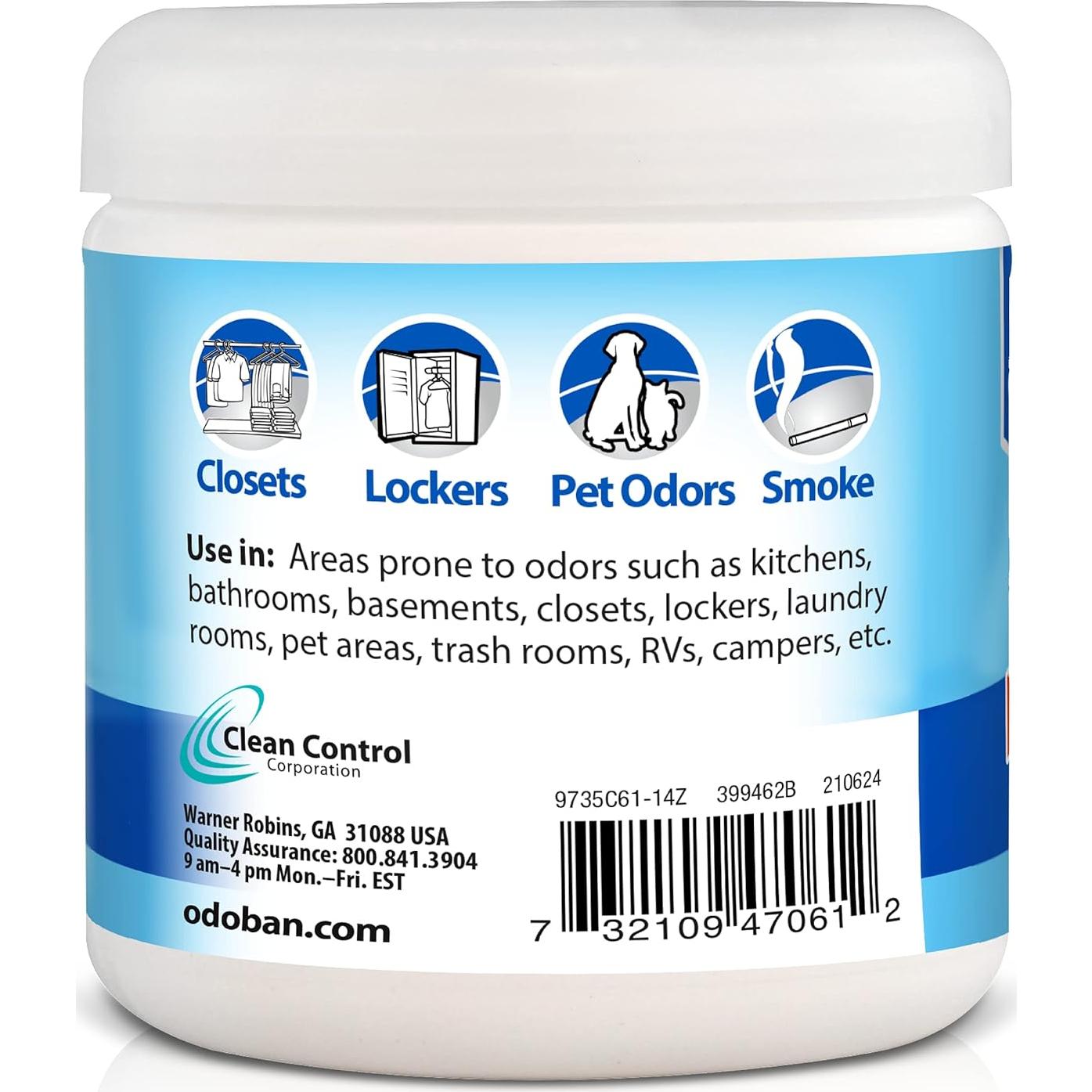 OdoBan Desinfectante y Ambientador Pack de 2 - 414g y 396g