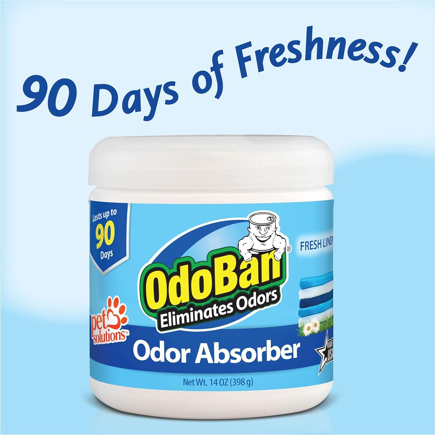 OdoBan Desinfectante y Ambientador Pack de 2 - 414g y 396g