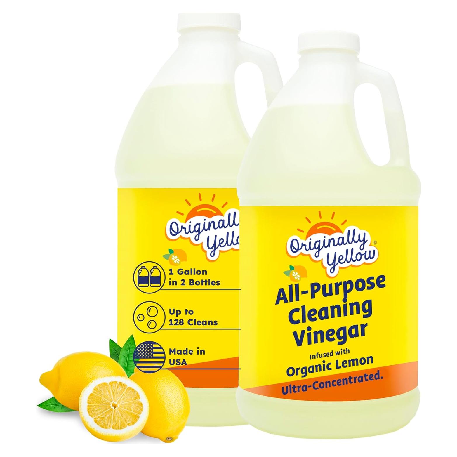 Vinagre de Limón Amarillo Original 1 Galón - Limpiador Multiusos