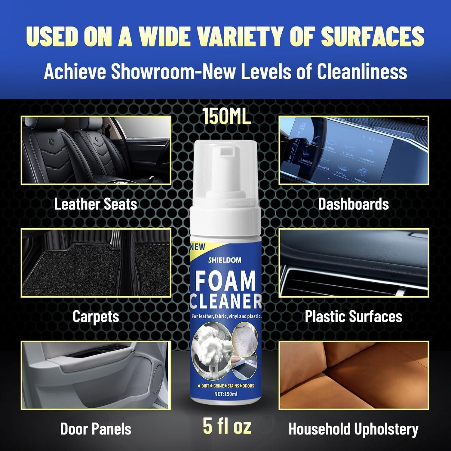 Limpiador de espuma multifuncional SHIELDOM 150ML para tapicería