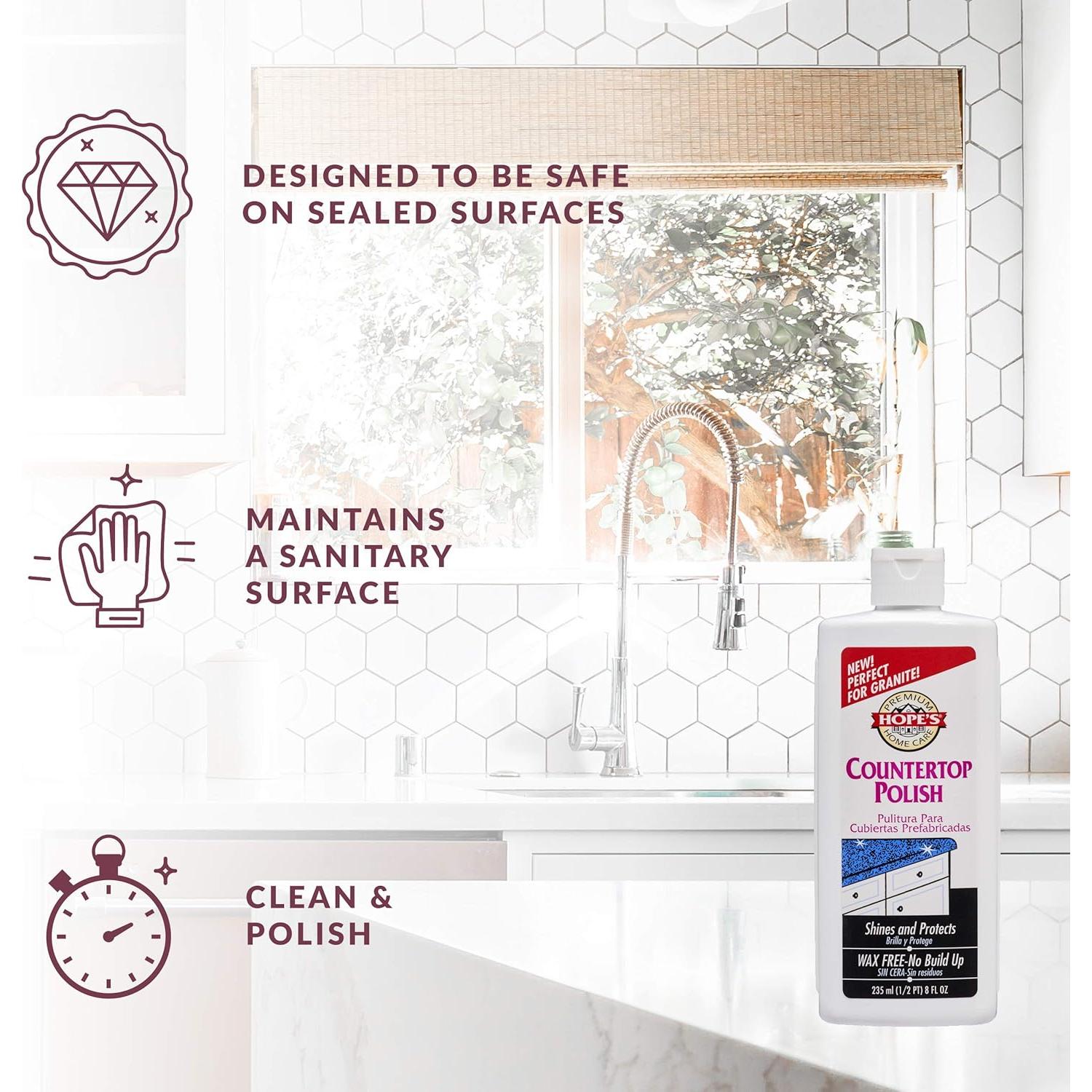 Limpiador de Encimeras Hope's 236.6 ml - Multi-Superficie