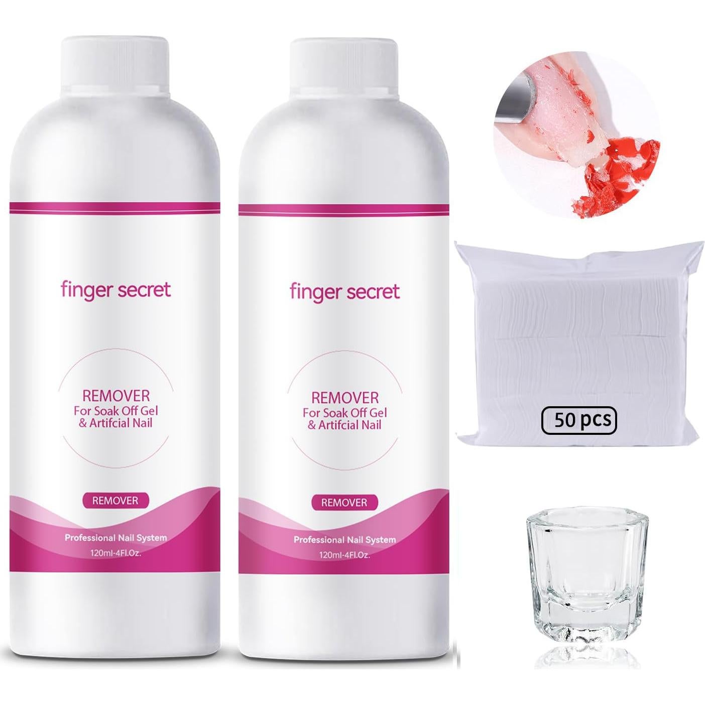 Removedor de Esmalte de Uñas en Gel BEVINAS 2PCS 289g