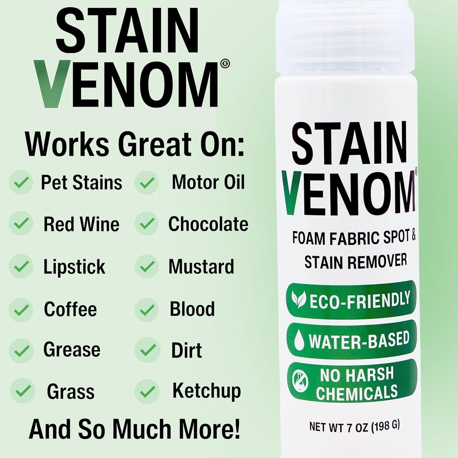 Removedor de Manchas Stain Venom 198 ml - Ecológico y Efectivo