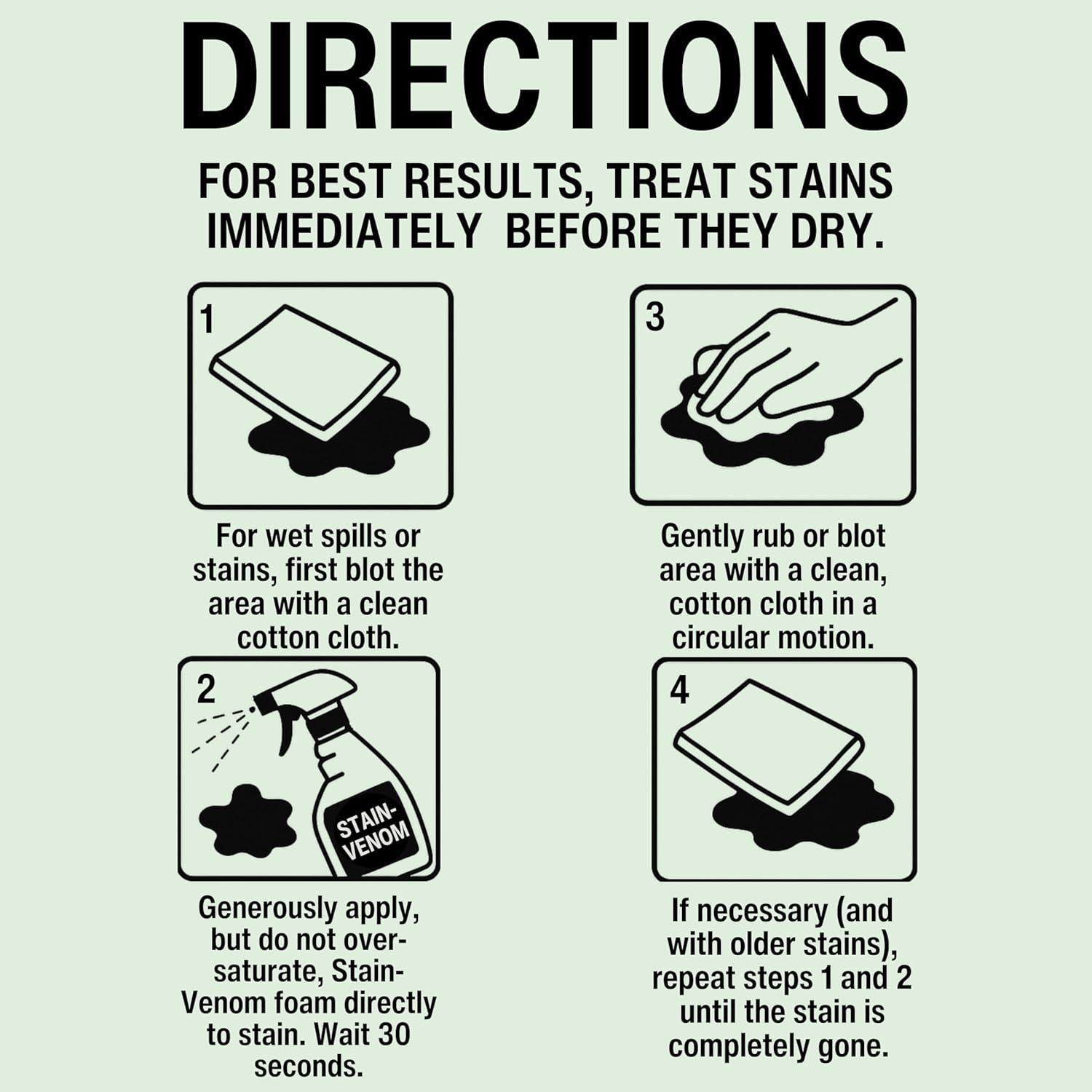 Removedor de Manchas Stain Venom 198 ml - Ecológico y Efectivo