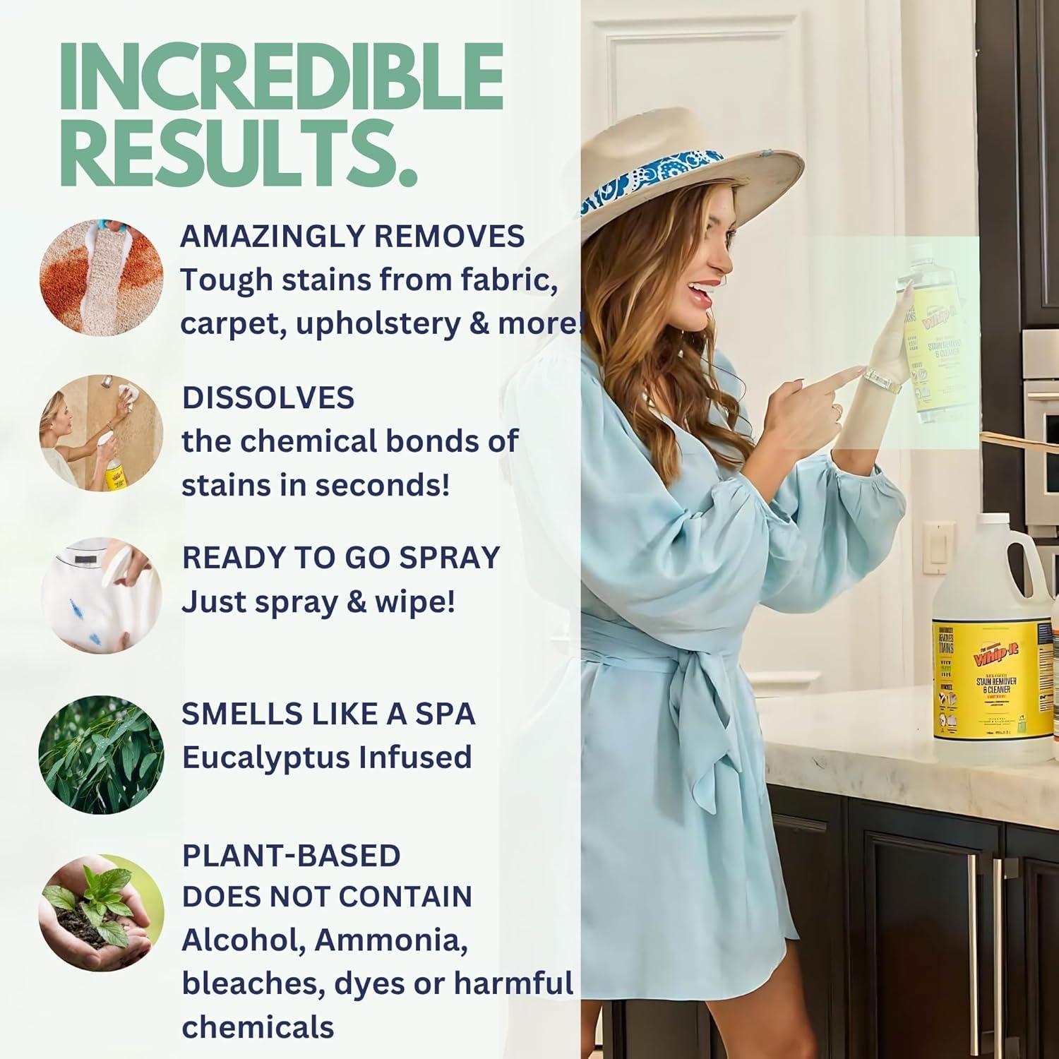 Limpiador Concentrado Whip It 3.78L - Quitamanchas Multiusos