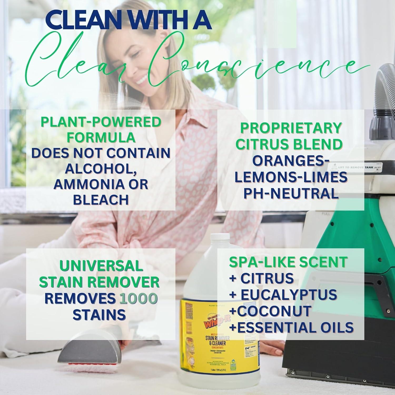 Limpiador Concentrado Whip It 3.78L - Quitamanchas Multiusos