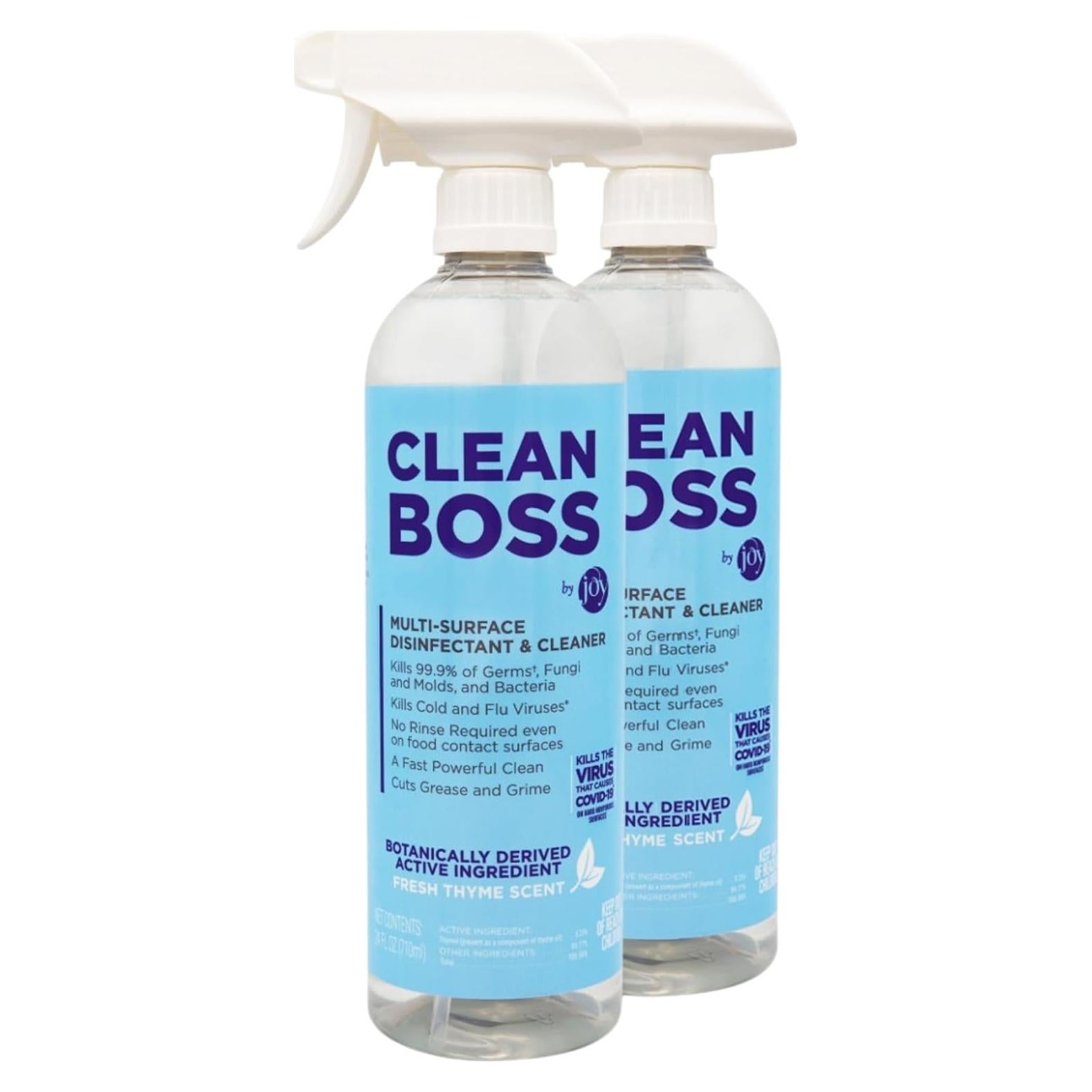 Desinfectante Botánico CleanBoss 24 oz Pack 2 - Multi-Superficie