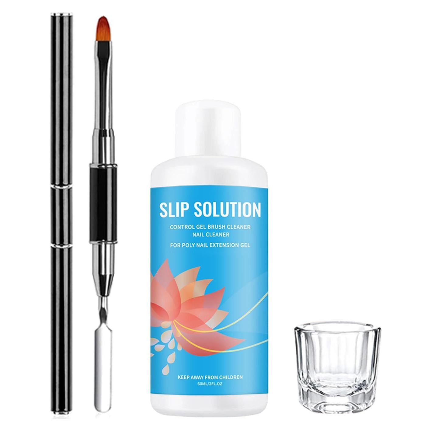 Gel deslizante SETE 60 ml para extensión de uñas con brocha