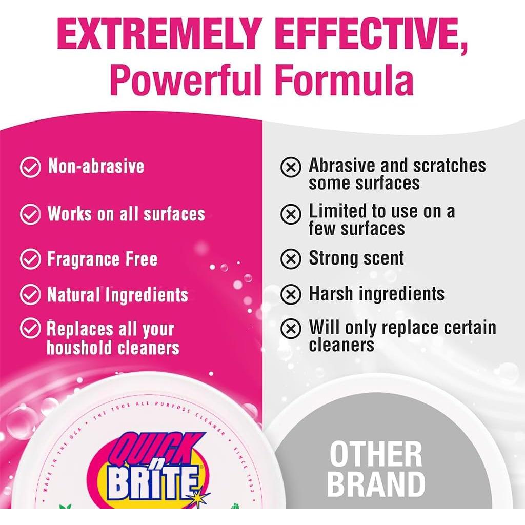 Pasta de limpieza multiusos Quick N Brite 0.85 kg