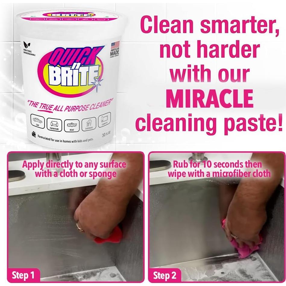 Pasta de limpieza multiusos Quick N Brite 0.85 kg