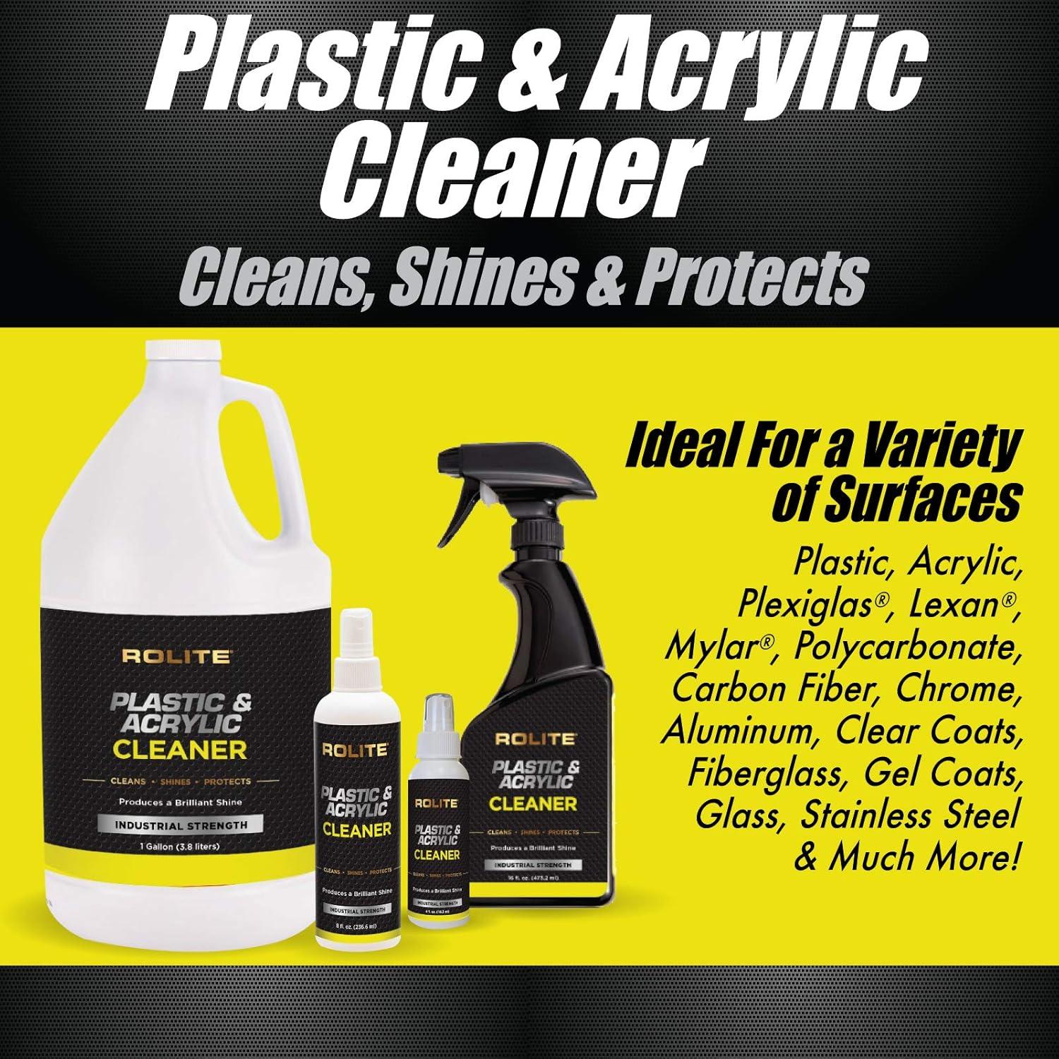 Limpiador de Plástico y Acrílico Rolite 236.6 ml - Paquete de 2