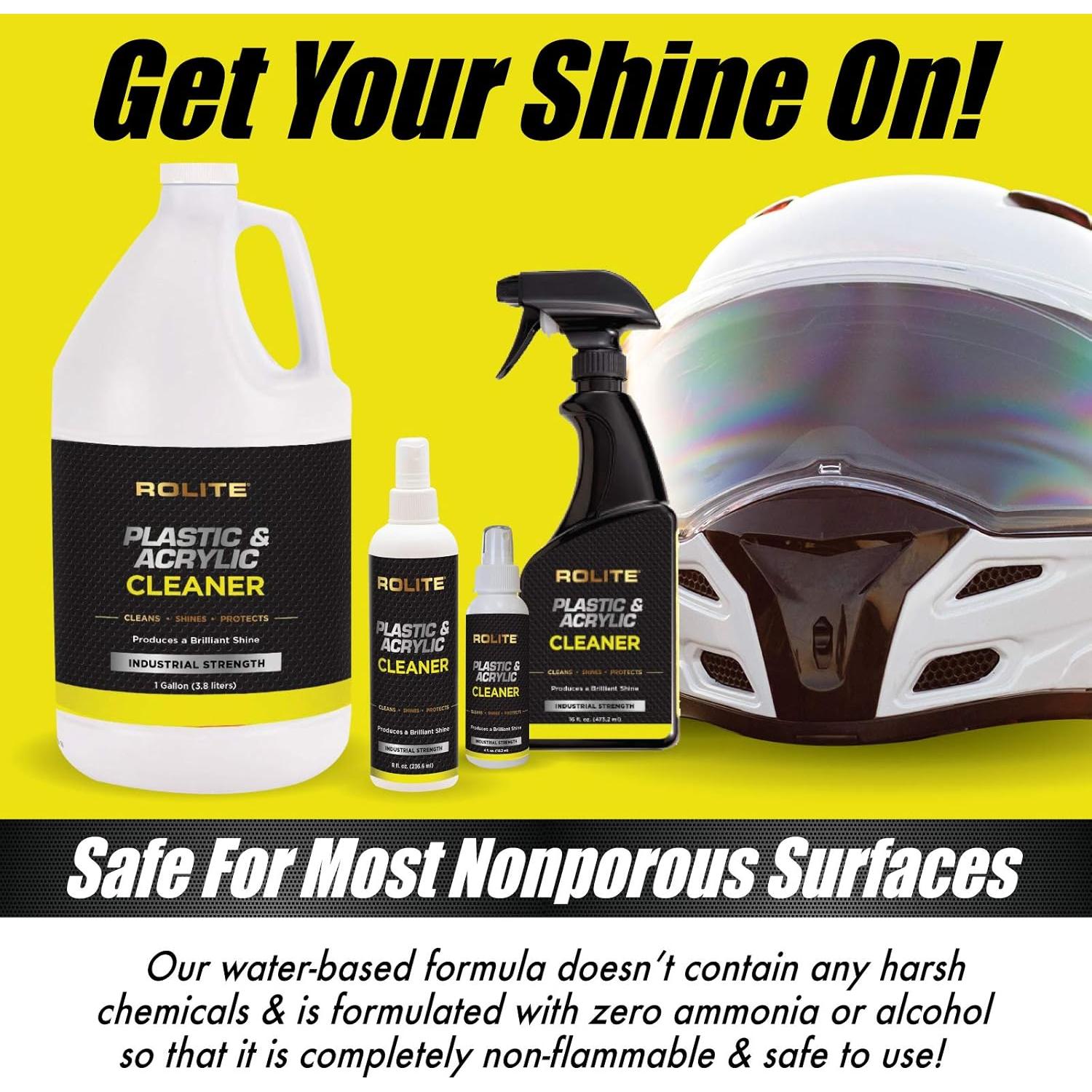 Limpiador de Plástico y Acrílico Rolite 236.6 ml - Paquete de 2