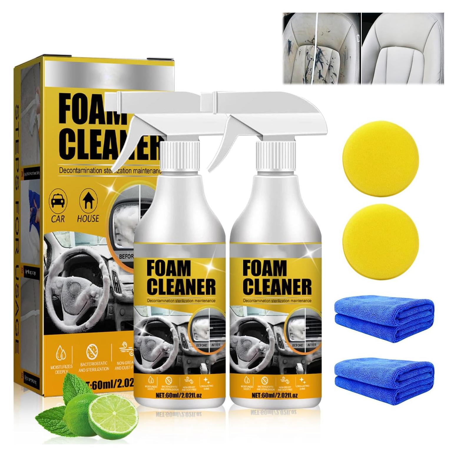 Limpiador de Espuma Multiusos YOUSHEME para Interiores de Autos 2pcs