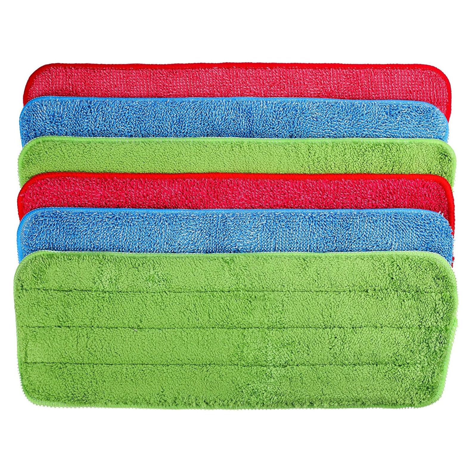 6 Almohadillas de Microfibra para Mopa Reveal 42x14 cm TecUnite