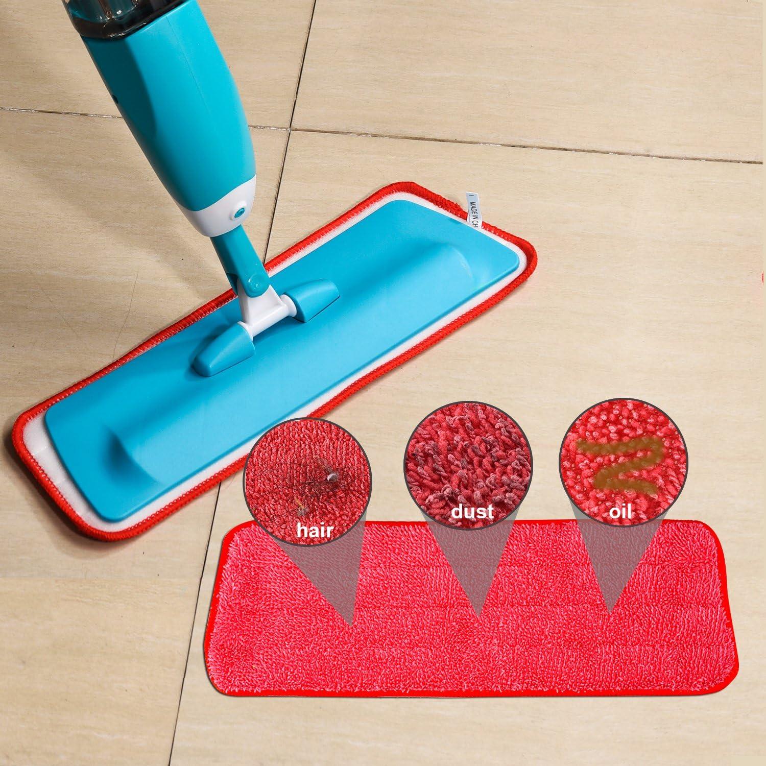 6 Almohadillas de Microfibra para Mopa Reveal 42x14 cm TecUnite