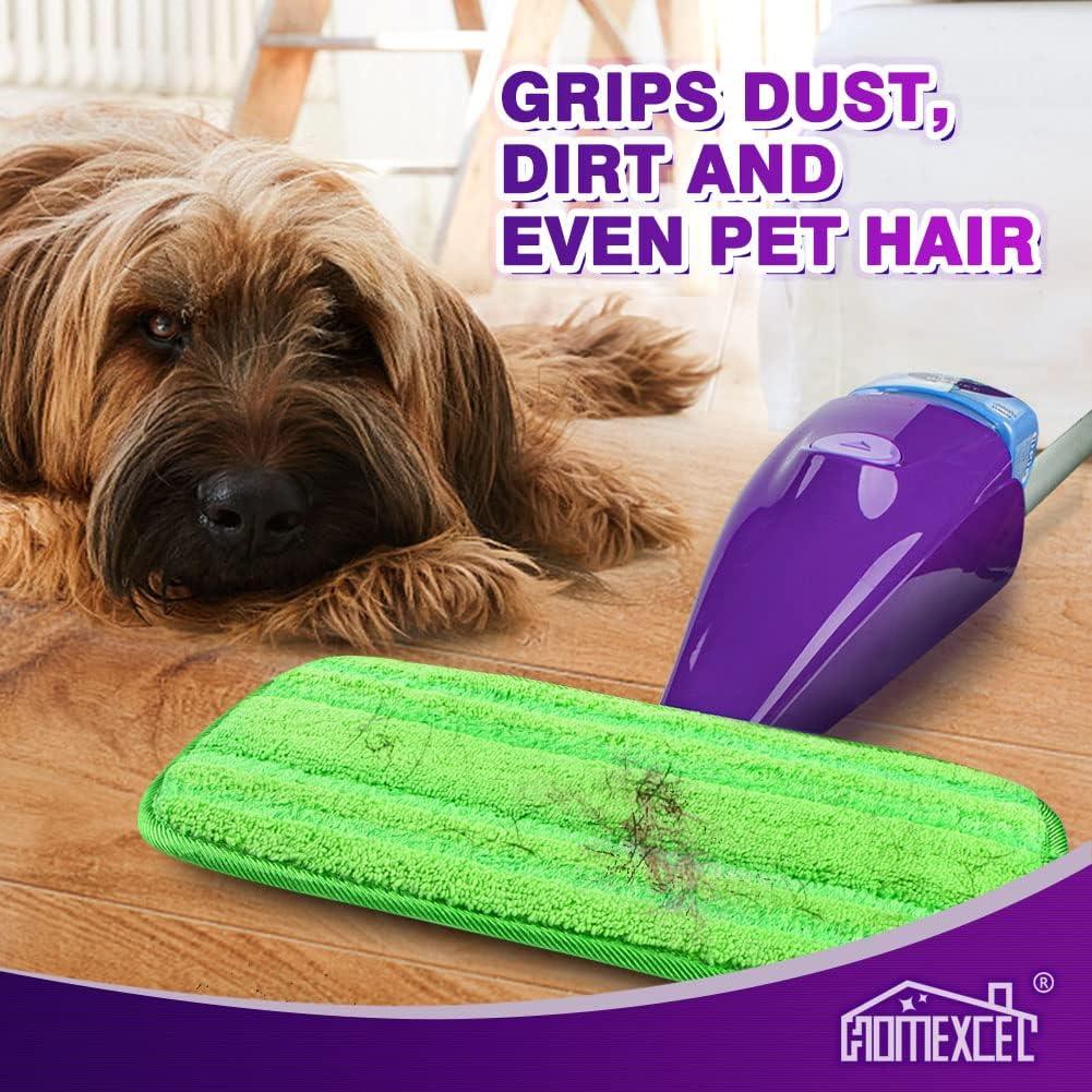 Almohadillas de Microfibra HOMEXCEL para Mopas Swiffer 4 Pzas