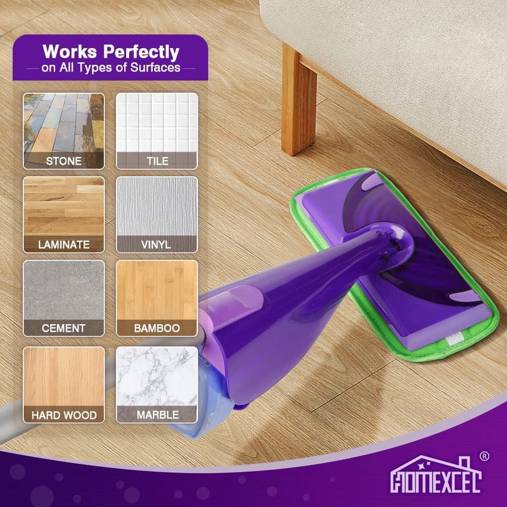 Almohadillas de Microfibra HOMEXCEL para Mopas Swiffer 4 Pzas