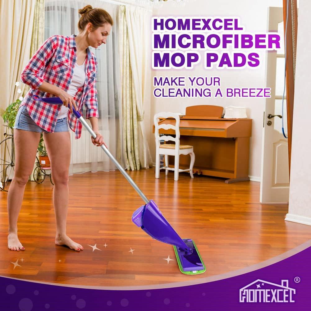 Almohadillas de Microfibra HOMEXCEL para Mopas Swiffer 4 Pzas