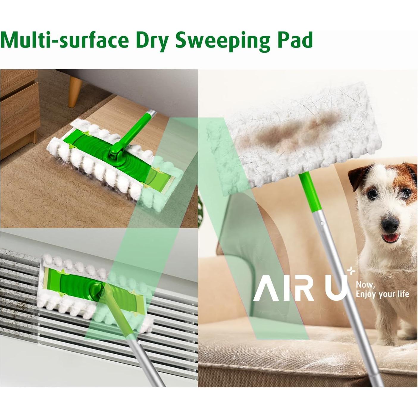 Paños de Mopa Secos AIR U+ para Swiffer - 30 Unidades Microfibra