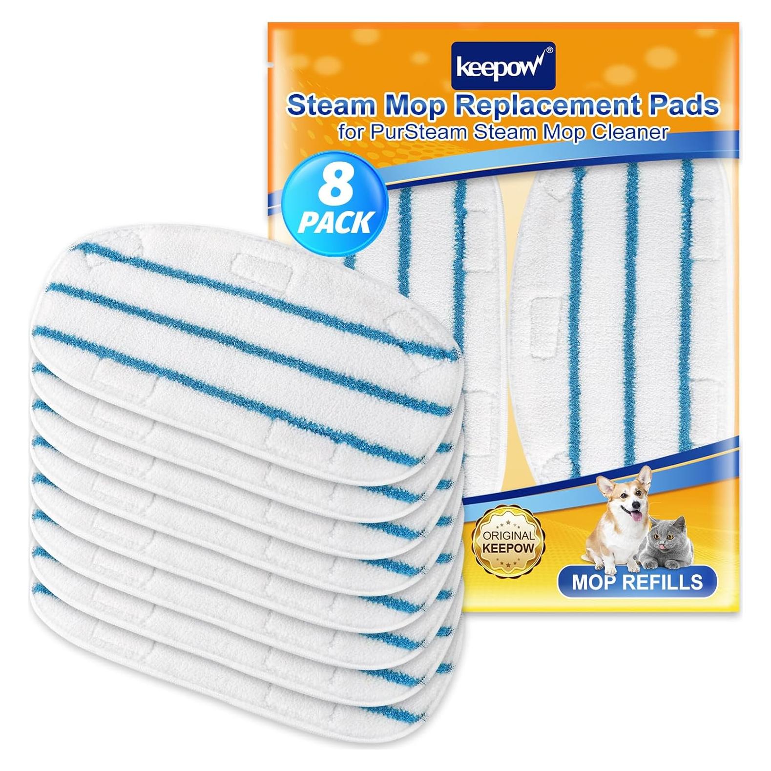 Almohadillas de Vapor KEEPOW para PurSteam 10 en 1 - 8 Piezas