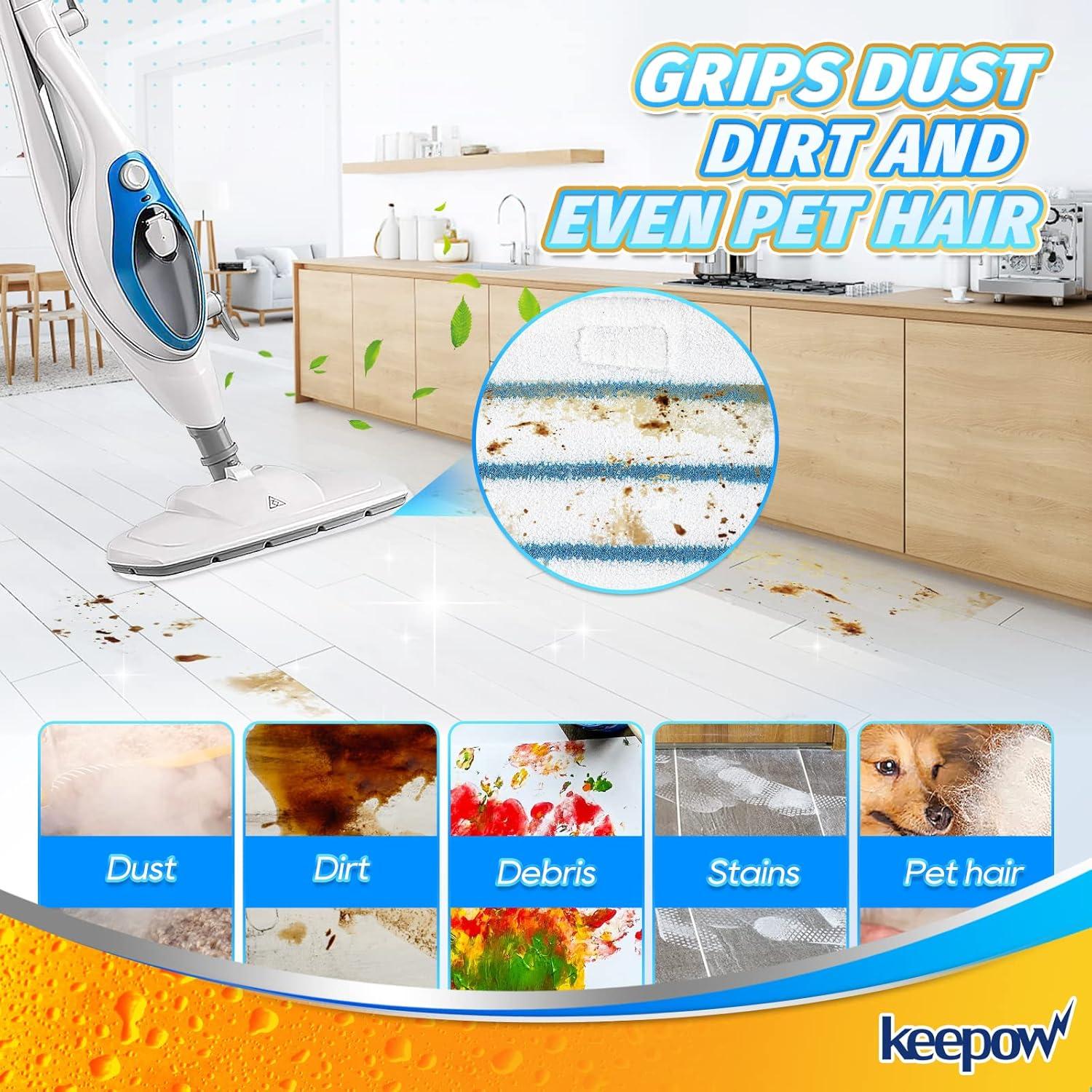 Almohadillas de Vapor KEEPOW para PurSteam 10 en 1 - 8 Piezas