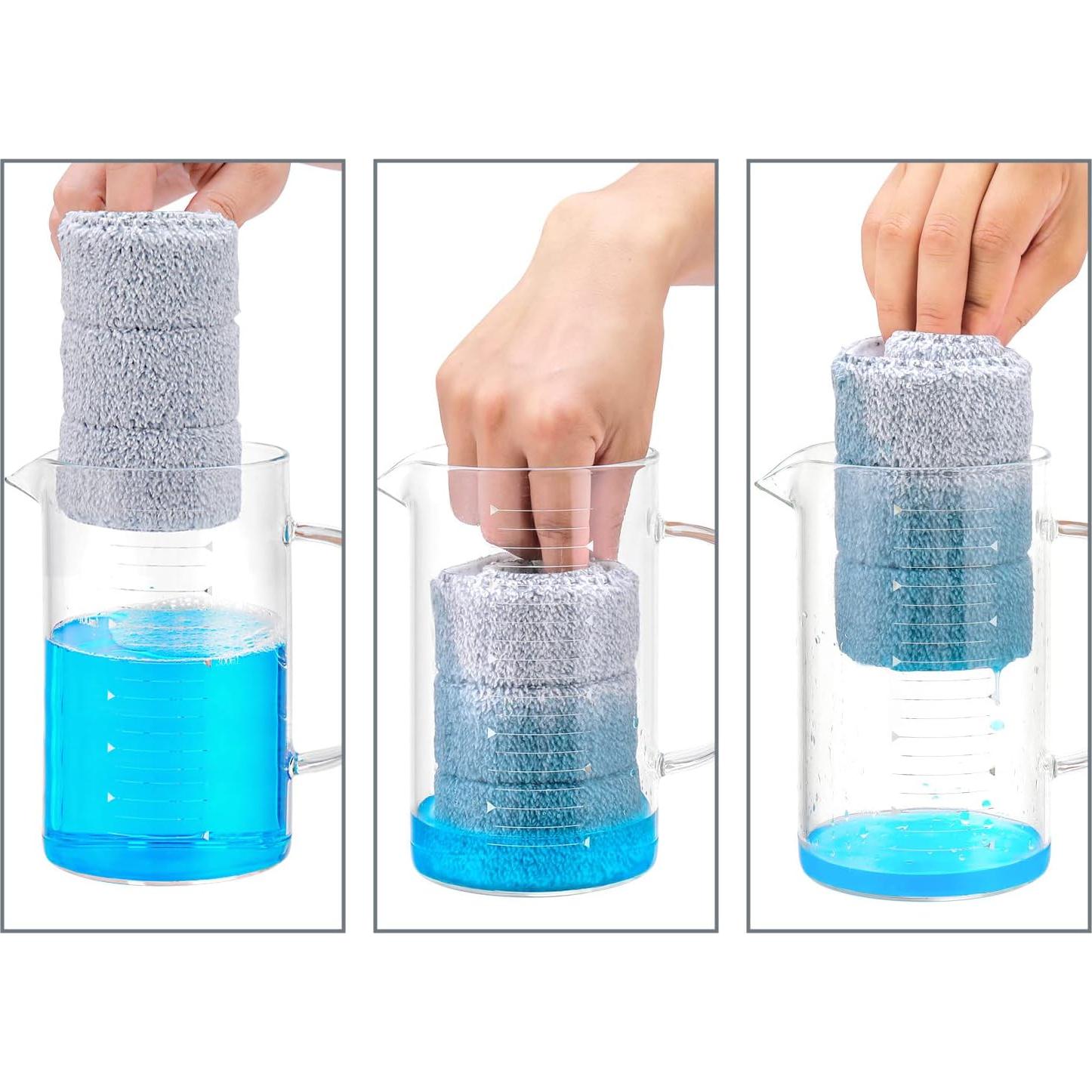 Paquete de 8 Paños de Microfibra para Mopa Bycarm 33 cm