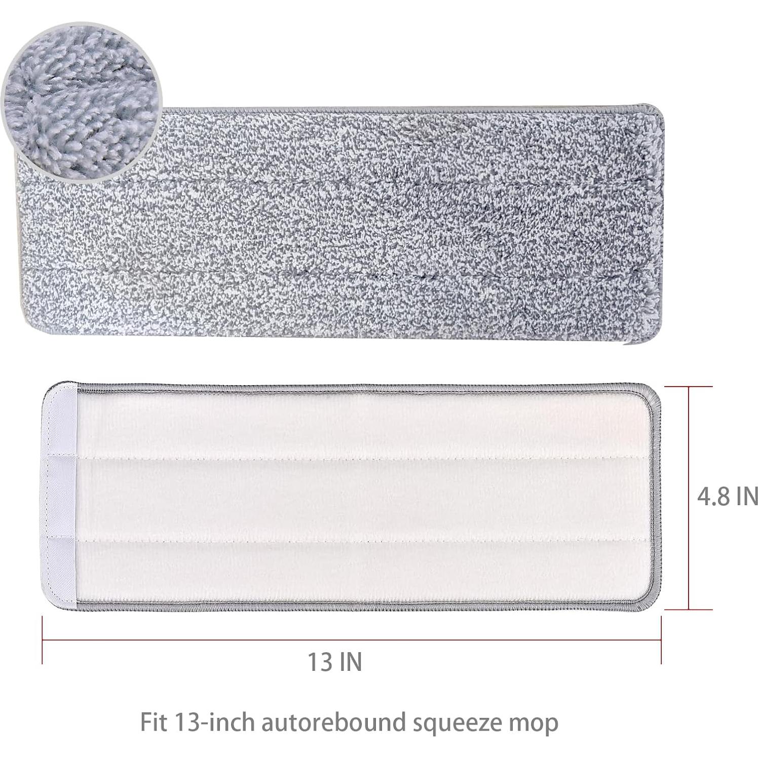 Paquete de 8 Paños de Microfibra para Mopa Bycarm 33 cm