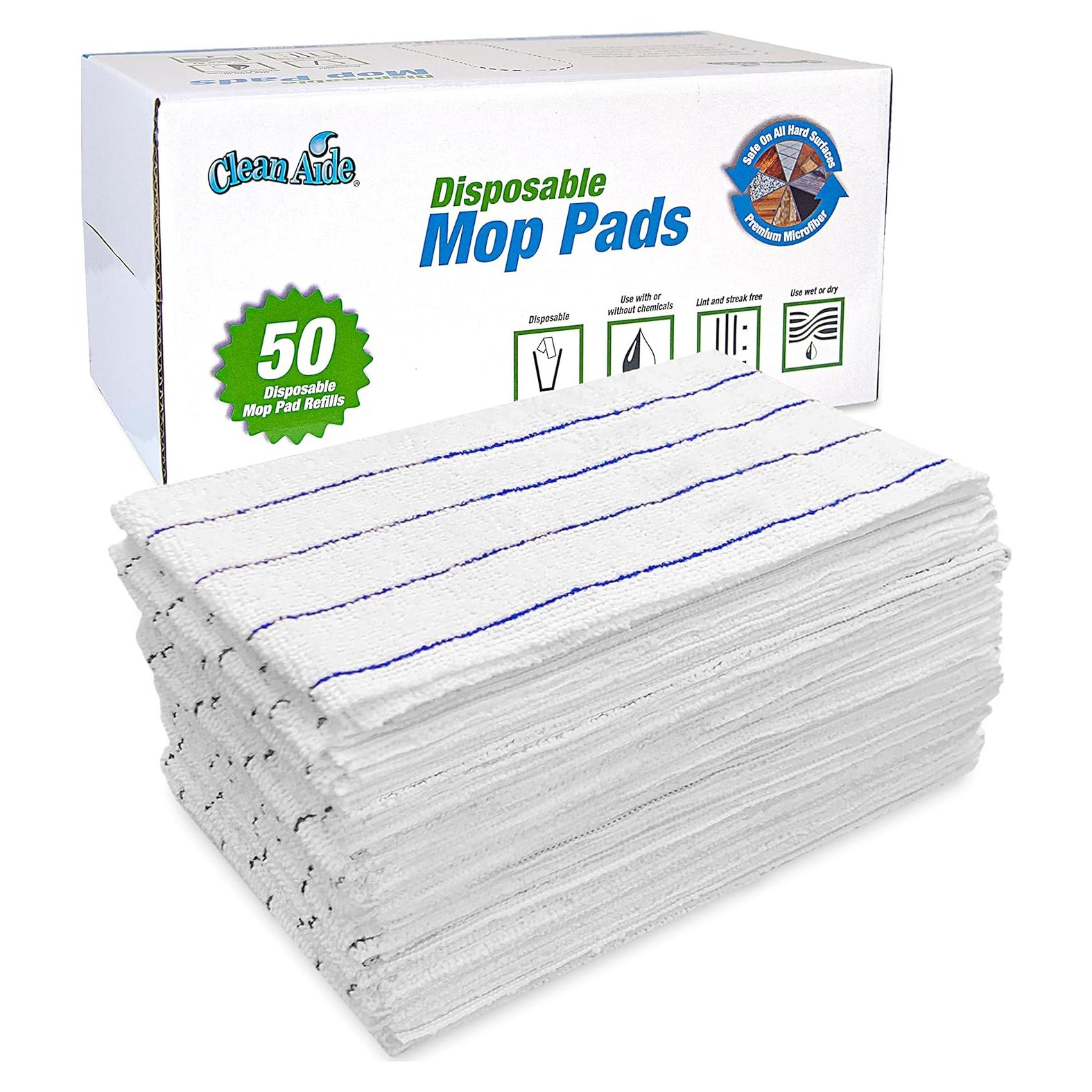 Paños desechables de microfibra CleanAide 50 unidades 48.26 cm