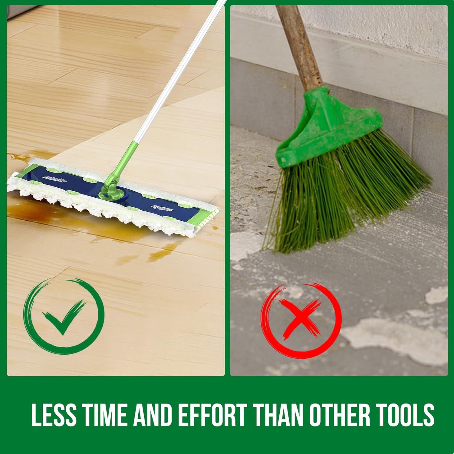 Paños de Barrido Seco XL YHOVID para Trapeador Swiffer - 60 Unidades