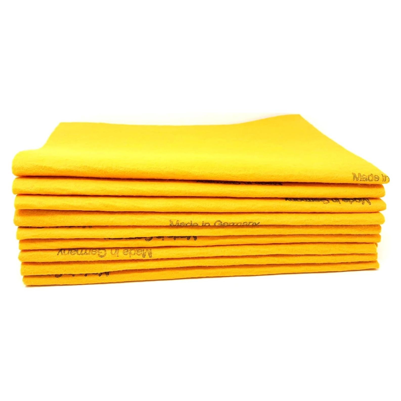 Paquete de 10 Toallas Chamois Chachlili Naranjas Extra Grandes