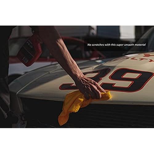 Paquete de 10 Toallas Chamois Chachlili Naranjas Extra Grandes